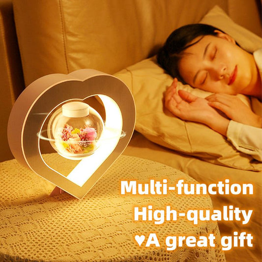 Magnetic Levitation Heart Floating Table LED Night Light